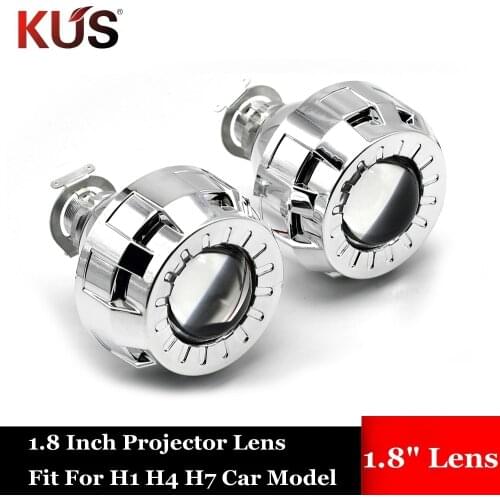 1.8 inch Lenses In Headlights Bi-xenon Lens Mini HID Projector For H4 H7 Car Lights Accessories Retrofit Motorcycle DIY Style