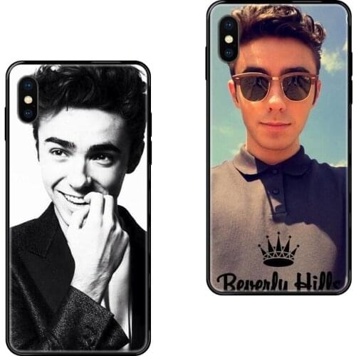 Hommes Nathan Sykes Black Soft TPU Phone Case Skin Cover For Xiaomi Redmi Note 4 5 5A 6 7 8 8T 9 9S Pro Max