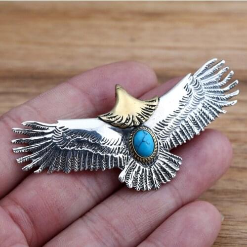 Silver Eagle Pendants Vintage Style Necklace Pendants Fashion Unisex Jewelry for Men And Women Jewelry DIY Gifts