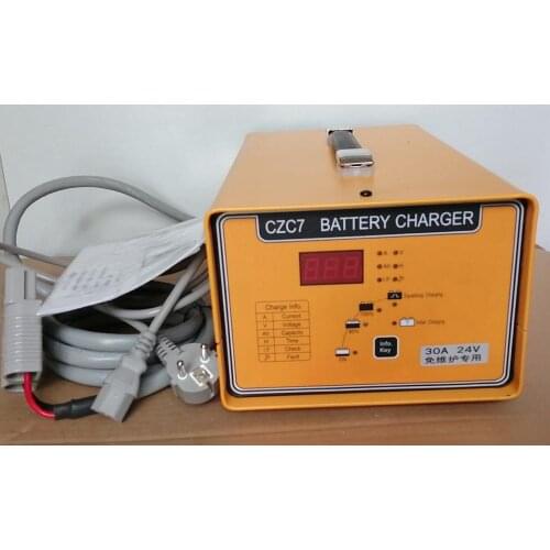 SHINENG CZC7 24V 30A INTELLIGENT HIGH FREQUENCY BATTERY CHARGER For Maintenance-free Battery Electric Stacker Pallet Truck