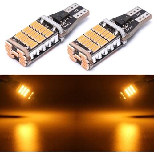 T15 W16w 45 Smd 4014 Error Free Led Car Reverse 6000k Yellow / Red Light, For Backup Lamp 1000 Lumen 6000 K Xenon White