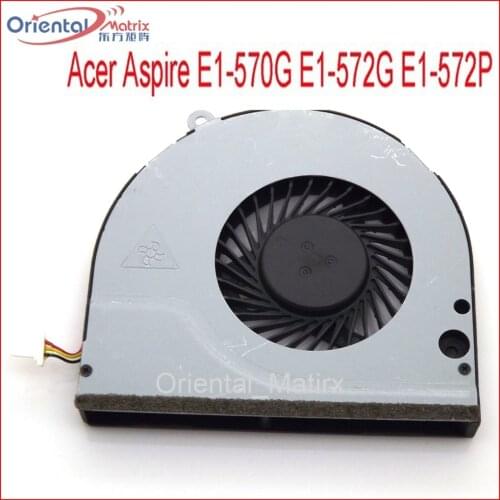 Free Shipping New 5V 0.45A Fan Replacement For Acer Aspire E1-572PG E1-532P 510 E1-570G E1-572G E1-572P Cooler Fan