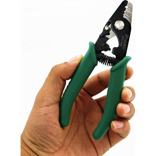 Factory price Proskit 8PK-326 Fiber Optic Stripper Clamp 8PK-326 Tri-Hole Cable Stripping Tool Fiber Cable Slitter/cutter