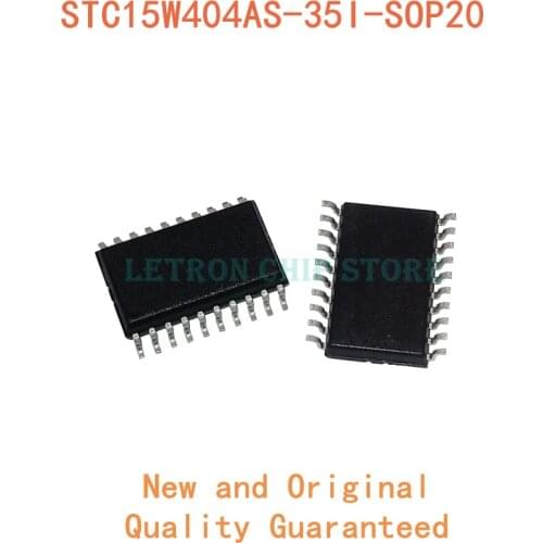 10PCS STC15W404AS-35I-SOP20 SOP-20 STC15W404AS 7.2MM SOIC-20 SOIC20 SMD new and original IC Chipset