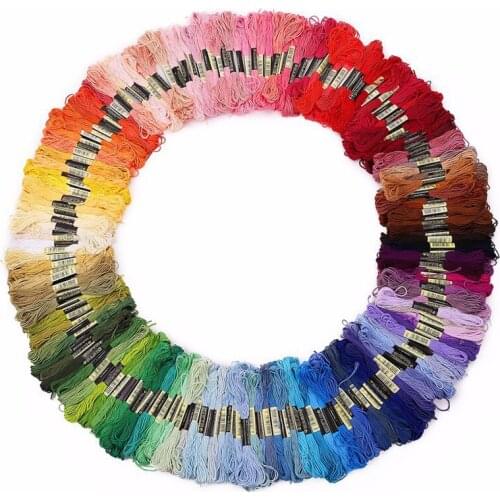 447 Colors Cross Stitch Threads Embroidery Thread Skeins Craft 8 M/piece DIY Sewing Tool Cotton Floss