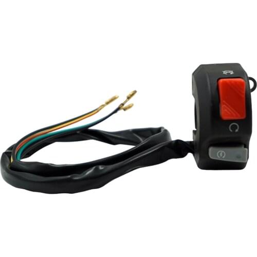 7/8" Motorcycle Handlebar Fog Headlight Horn Start Kill Switch ON OFF Button