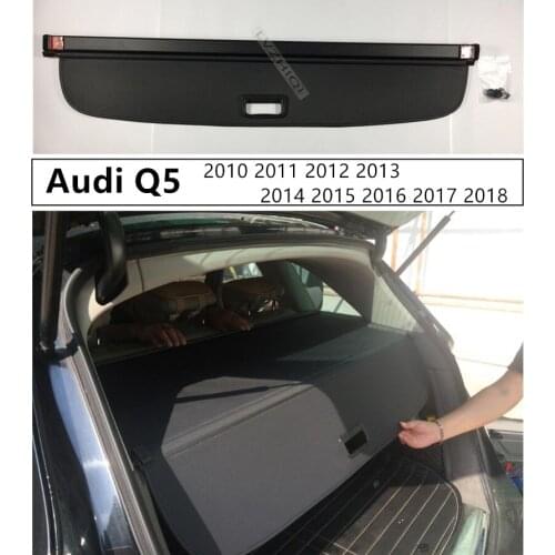 Rear Trunk Cargo Cover For Audi Q5 2010 2011 2012 2013 2014 2015 2016 2017 2018 2019 High Qualit Car Security Shield Accessories