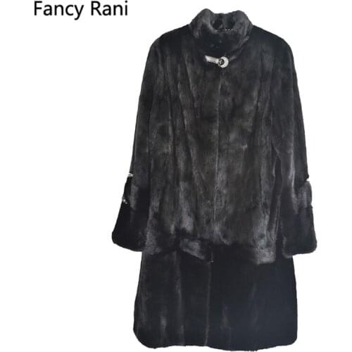 Fancy Rani Fur Coats With Collar