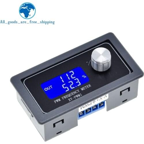Signal Generator PWM Pulse Frequency Duty Cycle Adjustable Module LCD Display 1Hz-150Khz 3.3V-30V PWM Board Module Hand knob
