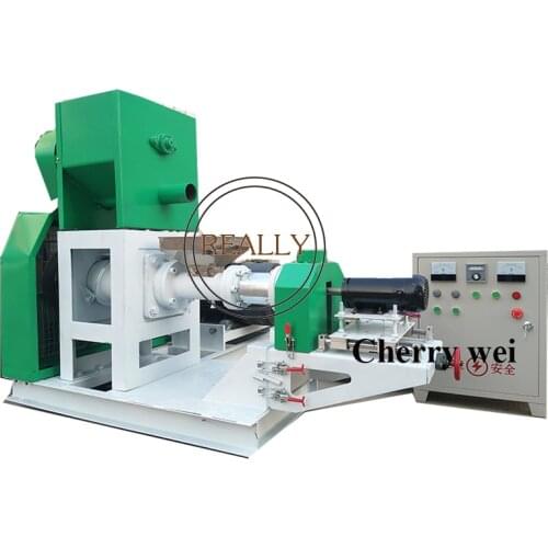 Hot sale200kg/h animal pellet machine /pet feed /sink or floating fish feed extruder machine in nigeria