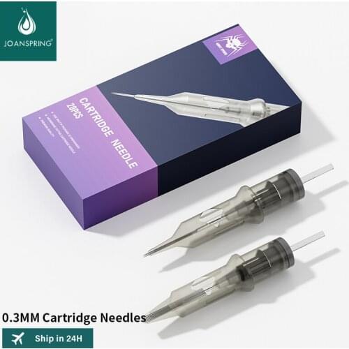 20PCS/box Cartridge Tattoo Needles 0.3MM Round Liner ＆ Magnum RL RM M1 Safety Tattoo Needle For Cartridge Machines Gun Supply