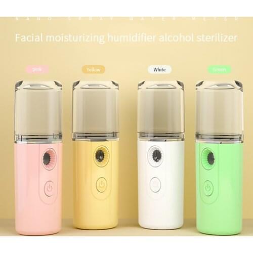 30ML Mini Nano Facial Sprayer Alcohol USB Nebulizer Face Steamer Humidifier Hydrating Anti-aging Women Beauty Skin Care Tools