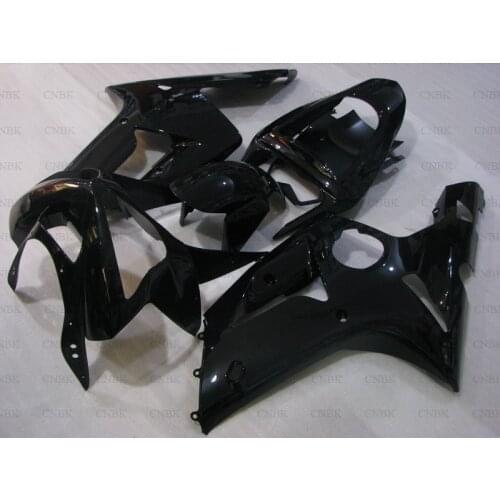 For 636 Zx-6r 2003 - 2004 Motorcycle Fairing for Kawasaki Zx6r 2004 Black Fairings for Kawasaki Zx6r 03 Body Kits Unpainted