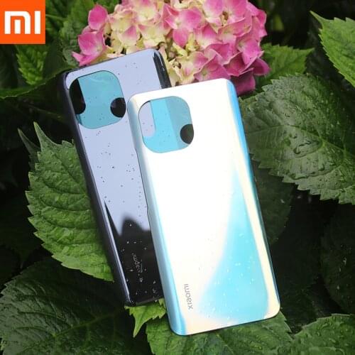 Mi11 Original Back Glass Cover Door Replacement Battery Case Spare Parts For Xiaomi Mi 11 Rear Housing Cover With Sticker & Logo