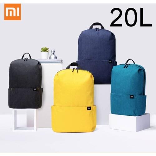 Original Xiaomi Mi Backpack 20L Big Capacity Men Women 15.6inch Laptop Bag Urban Leisure Back Pack Colorful Sports Shoulder Bag