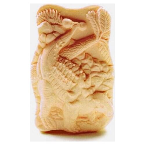 Dinosaur silicone molds Craft Art DIY Silicone 2D Soap Mold dragon Handmade Candle Molds mold Soap making moulds