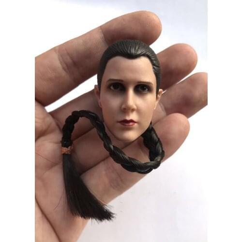 1/6 Scale Head Sculpt For 12'' S09c Seamless Body ATX015 Princess Leia Solo