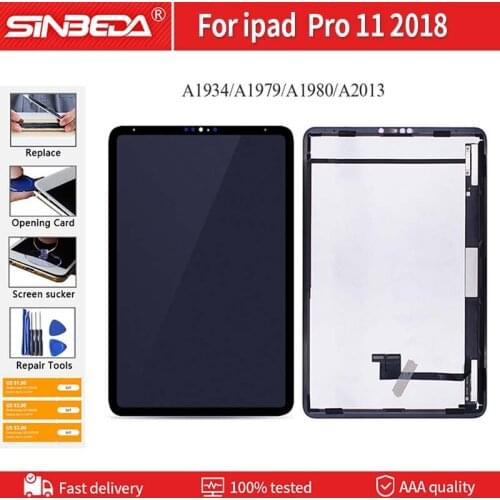 Lcd For Apple iPad Pro 11 2018 A1980 A1934 A1979 LCD Display Touch Screen Digitizer Assembly For iPad Pro 11 LCD Replacement