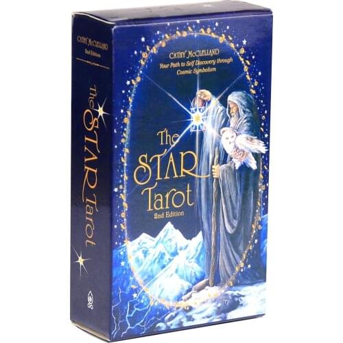 The Star Tarot Cards Divination Deck English Version Entertainment Board Game Playing Cards With PDF Guidebook