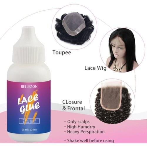 1 Pcs 38ml 2020 Lace Hair Glue Long Lasting Waterproof Bonding Hair Glue Invisible Adhesives Lace Bonding Styling Hair Gel TSLM1