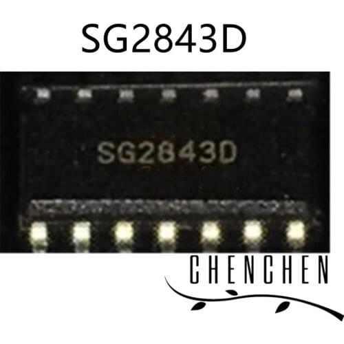 2pcs/lot SG2843D SOP14 100% New Original