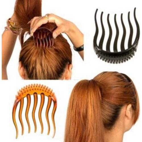 2021 The New Gootrades Hot New Girl Volume Inserts Hair Clip 7-tooth Bouffant Ponytail Hair Comb Accessories For Woman