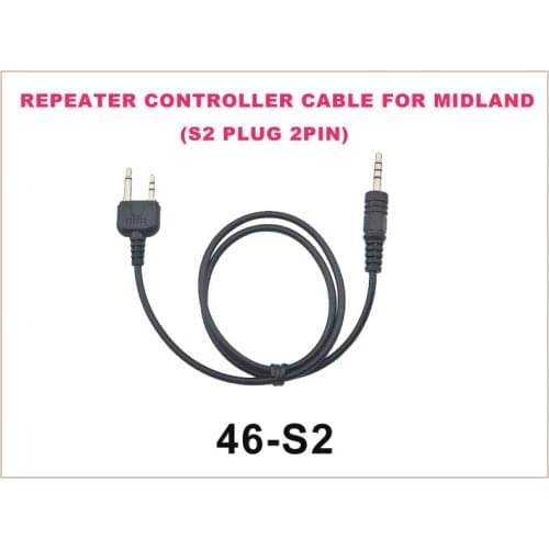 46-S2 Repeater Controller cable FOR MIDLAND (S2 plug 2pin)