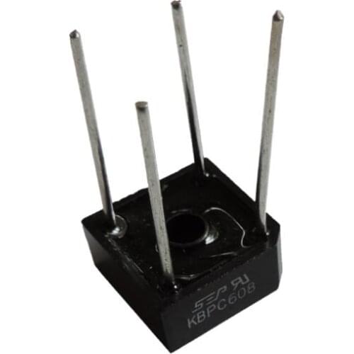 5pcs KBPC608 Flat Bridge Rectifier Bridge 800V 6A
