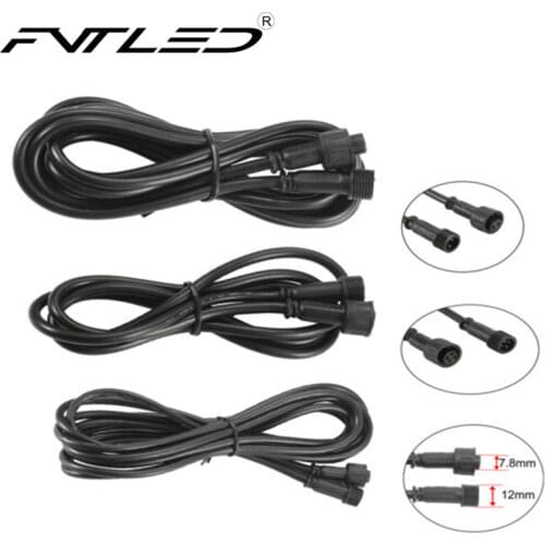 5pcs/ lot 4PIN 1Meter IP67 Waterproof Meter Extension Cable LED Light Power Cord Applicable Multi Color LED Lights