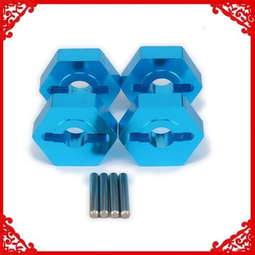 Aluminum 8mm To 12mm Hex Hub Adapter For Rc Hobby Model Car 1/18 Wltoys a959 a969 a979 k929 Upgraded Hop-Up Parts