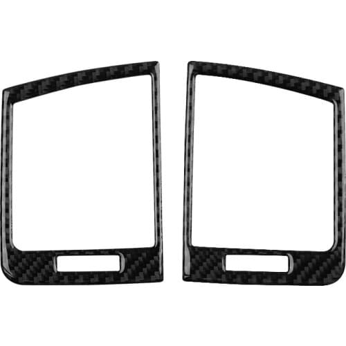 For BMW 98-04 old x3 E46 carbon fiber Decorative stickers on left and right air outlets Automotive Interior Stickers Accessories