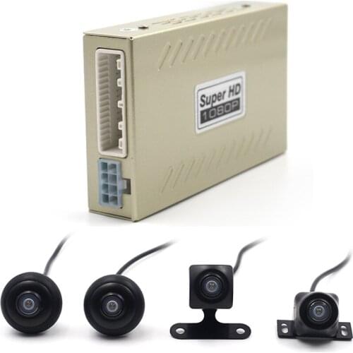 HD Super Night Vision 2D 1080P DVR recorder 360degree bird view camera system,driving assistance system parking monitoring