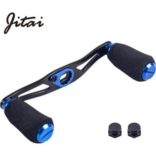 JITAI Fishing Reel Handle Aluminum Alloy Metal Rocker For Daiwa Abu Water Drop Wheels 7*4mm 8*5mm Hole Sizes Accessories Pesca
