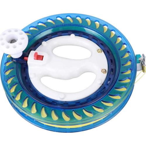 450m Line Outdoor Fishing Reel Kite Line Winder Winding Reel Grip Wheel Multifunctional Sea Fishing Hand Catch Handle Spool