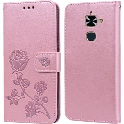 Luxury Leather Flip Book style Case for Letv Leeco Le Max 2 X820 X821 X829 Max X900 Rose Flower Wallet Stand Case Phone Cover