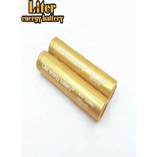 Liter Energy Battery 10440 380mah High Capacity 3.7v Rechargeable Aaa Battery+ Portable Battery Box With Battery