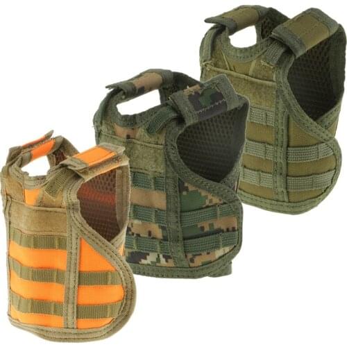 Mini Vest Beverage Holder Miniature Vests Beverage Cooler with Adjustable Shoulder Waist Straps