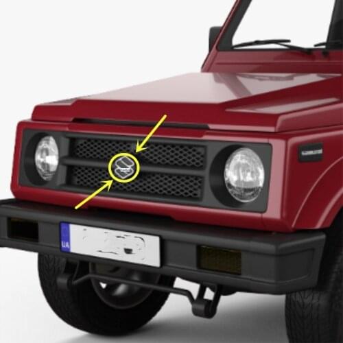 New Genuine OEM Parts Auto Hood Top S Logo Front Grille S Emblem 7.5CMX9.5CM For Suzuki