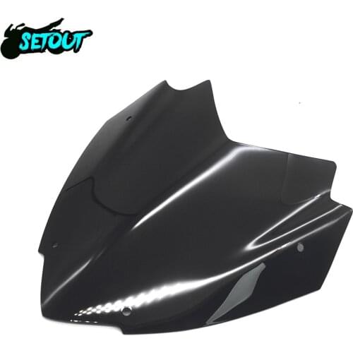 Motorcycle sports windshield sun visor wind deflector windshield suitable for XMAX300 XMAX250 XMAX 250 300 18-19 double bubble