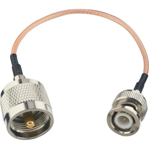 CB Radio Antenna Extension Cable PL-259 UHF Male to BNC Male Plug RG316 Coax Cable for CB Antenna CB Aerial Ham Radio