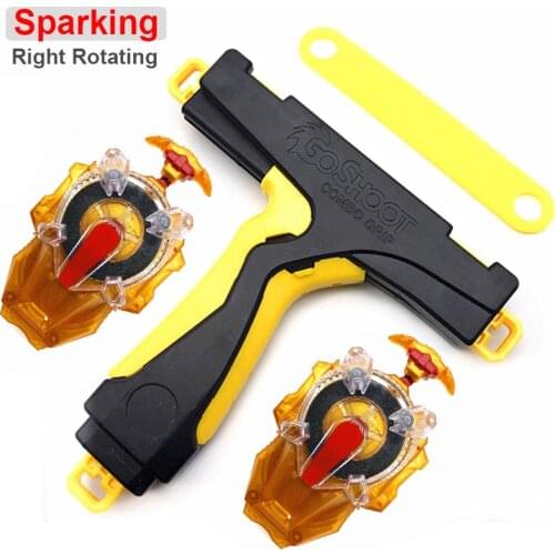 Toupie Beyblades Burst Sparking Launcher Right Swing with Handlebar 2 in 1 GT Metal Fusion Spinner Accessories Toys for Children