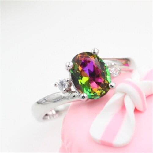 Top quality Fashion Brand 5A Zircon Real Solid 925 Sterling Silver Ring Wedding Romantic rings engagement Jewelry For Women C42