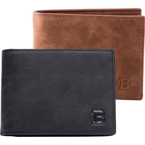 High Quality Fashion Mini Mens Luxury Business Leather Short Wallet Thin Card Holder Man Dollar Money Purse Coin Zipper Bag