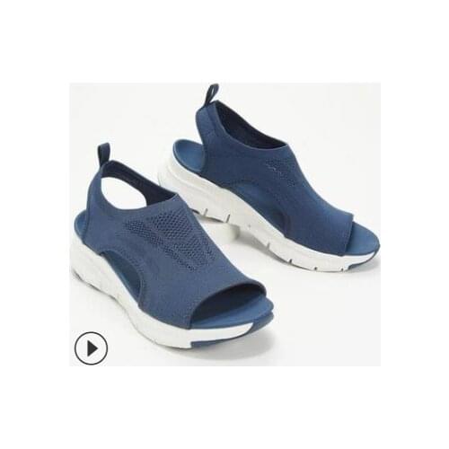 Plus Size Womens Shoes Summer 2021 Comfort Casual Sport Sandals Women Beach Wedge Sandals Women Platform Sandals Roman Sandals