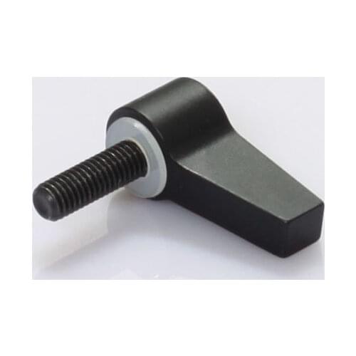 1pcs Professional black aluminum M5 Knob Thumb Screw For 15mm Rod Rail Rig Clamp and follow focus system