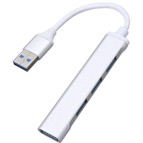 1pc Super Speed USB 3.0 Splitter Expansion Adapter Portable Lightweight Notebook 4 Ports Hub Adapter For PC Laptop