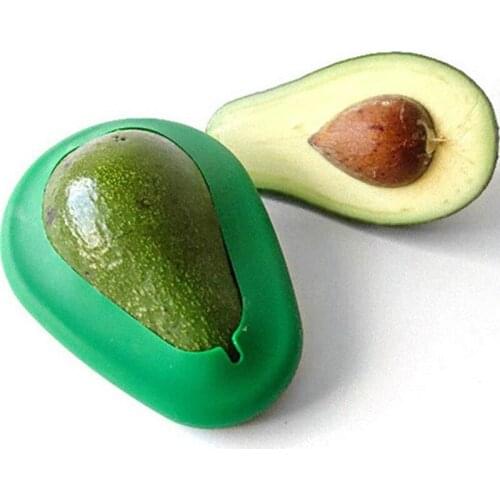 2 Pcs Portable Creative Silicone Avocado Fresh-keeping Cover Fruit Preservation Seal Cover Fresh Keeping Kitchen Tools Gadgets