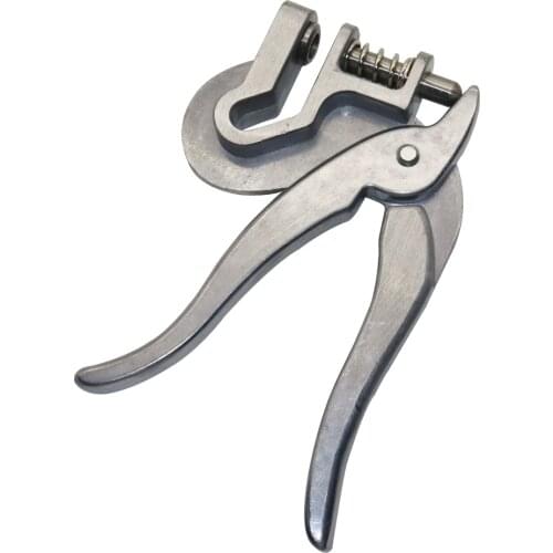 9 mm Animal ear tags Hole puncher Stainless steel puncher Cow Sheep Ears logo Feeding and identification tool management tool