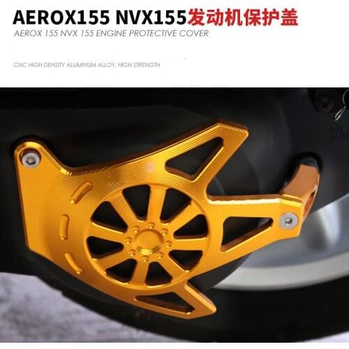 Motorcycle Accessories CNC Aluminum Alloy Engine Guard Case Slider Cover Protector Set for Yamaha NVX155 AEROX155 2017