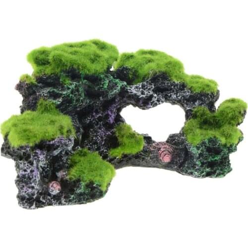 Aquarium Underwater Artificial Moss Coral Reef Sculpture Fish Tank Decoration